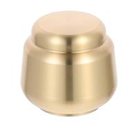 minkissy Mini Urne Cuivre Petite Boîte de Rangement Cendres pour Animaux et Humains Pot Rond Pratique avec Couvercle Sécurisé Résistance à Usure Urne Funéraire Compacte