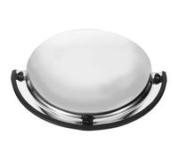 minkissy Miroir de Sécurité Convexe 180° X 30 Cm Miroir D’angle Grand Angle Léger pour Supermarchés et Garages et Circulation Extérieure Antivol Industriel pour Zones à Fort Trafic