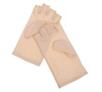 minkissy Mitaines De Protection Uv Pour Manucure Et Nail Art, Taille Unique, Demi-doigts, Anti-uv, Pour Femmes, Usage Salon Et Extérieur, Couleur Beige