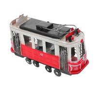 minkissy Modèle de Bus Vintage Fer Rétro Décoration de Bureau Ancien Figurine Collectible pour Maison Bureau Événements et Souvenirs de Voyage