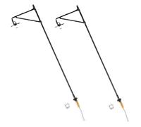 minkissy Modèle de Lampadaire Miniature pour Maison de Poupée 2Pcs Décoration de Jardin Miniature Lampe de Paysage Accessoire DIY pour Maquette Modèle 1:50