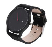 minkissy Montre à Quartz Ice Watch Retro présentoir Bracelets presentoire Present Montres pour Hommes Or Montre pour Homme Femme Montre Unisexe Matériau de la Boucle : Acier Inoxydable Black