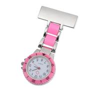 minkissy Montre Étudiante Rose avec Chaîne Robuste Design Rétro Décoratif Mouvement Quartz pour Examens et Usage Infirmier