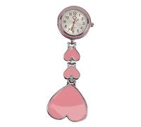 minkissy Montre pour Infirmière Design Forme De Cœur Aiguille Facile à Lire Utiliser pour Étudiants Et
