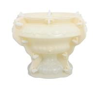 minkissy Moule à Pot de Fleurs en Ciment Réutilisable en Plastique Khaki, Facile pour DIY, Polyvalent pour Jardins et Extérieur, Moule pour Pot à Bonsaï Grosse Taille