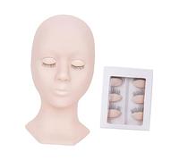 minkissy Moule Dextension De Cils Moule De Maquillage Dentraînement Facile À Appliquer Pour Lenseignement De La Coiffure Et Du Massage