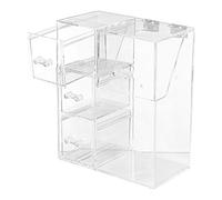minkissy Organisateur De Maquillage Et De Soins De La Peau Pour Porte-pinceaux De Maquillage Vanity Avec Couvercle Seau De Rangement Élégant Pour Pinceaux