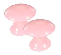 minkissy Outil de Massage du Visage en Résine Lot de 2 Masseur de Champignon Outil de Grattage Multifonctionnel Compatible Huiles Essentielles Spa et Bien-Femmes et Adultes
