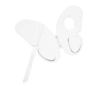 minkissy Palette De Mélange Cosmétique Acrylique En Forme De Pour Ensemble De Maquillage Pour Artistes Du Visage