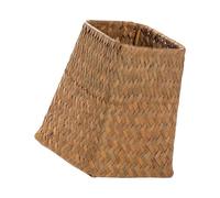 minkissy Panier de Rangement Tissé en Plastique Style Européen Grosse Capacité Organisateur Décoratif pour Bureau et Maison Économiseur D'espace