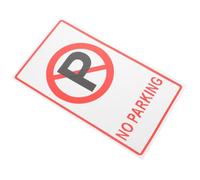 minkissy Panneau Métallique Stationnement Interdit 35x20 Cm Panneau D'interdiction de Stationner Solide en Aluminium Résistant la Corrosion Haute Visibilité pour Usage Public et Privé