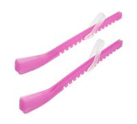 minkissy Patin Glace protège Lame en Caoutchouc Pourpre, Structure compacte et élastique, Design épaissi, 1 Paire, pour Tous et Les Aller-Retour à la patinoire