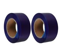 minkissy PE Ruban de Protection de Jante Auto Bleu 2 Rouleaux | Couleur Bleue Vive pour Identification Facile, Amortissement des Impacts, pour Ateliers et Réparations