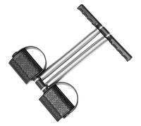 minkissy Pédalier pour Personnes Âgées en Plastique Noir Double Ressort Acier, Entraînement Résistance Portable pour Salle de Yoga et Fitness à Domicile
