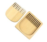 minkissy Peigne à Barbe De Poche Pour Homme Outil De Coiffure Sculptant Peigne De Soins Personnels