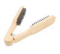 minkissy Peigne À Cheveux Brosse Lissante En Bois Accessoire De Beauté Élégant Prise En Main Confortable Idéal Pour Vos Amis