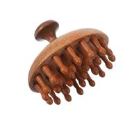 minkissy Peigne de Massage pour à Disque Rond Soulagement Musculaire Stimulation Circulation Sanguine Démêlant Doux pour Cheveux Secs et Mouillés Soins Capillaires Manuel Polyvalent