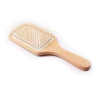 minkissy Peigne De Massage Pour Cheveux Blanc Bois Avec Extrémité Sphérique Pour Masser Accélère La Circulation Sanguine Conception Unique Et Manche Ergonomique