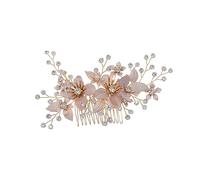 minkissy Peigne Élégant À Porter - Design De Branche En Forme De Fleur Fait À La Main Parfait Pour Toutes Les Occasions