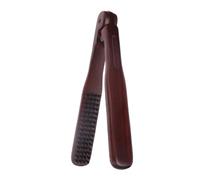 minkissy Peigne Lisseur Double Face Taille Moyenne Brosse Lissante Anti-statique En Bois Poils Naturels Pour Usage Professionnel Et Salon De Coiffure