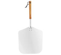 minkissy Pelle à Pizza Facile à en Aluminium avec en Bois Antidérapant Outil Pratique pour Serveur de Pizza pour Pizzerias et Restaurants Occidentaux