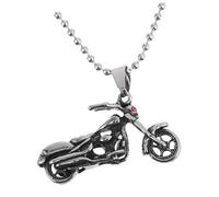 minkissy Pendentif en Acier Inoxydable Homme de Cou Vintage Collier Antirouille Style Européen Américain Accessoire de Mode pour Homme