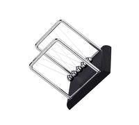 minkissy Pendule Newton à Cinq Boules Cinétique Éducatif pour Bureau Décoration Dynamique et Expérience Énergie Outil Apprentissage Scientifique pour Garçon Fille et Étudiants