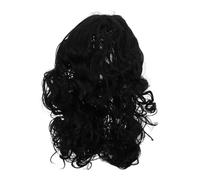 minkissy Perruque Bouclée Noire Perruque Synthétique Pour Femmes - Coiffure Bouclée D'Aspect Naturel - Cheveux Afro Courts Et Ondulés