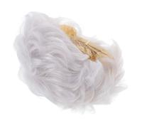 minkissy Perruque Cheveux Courts Gris Pour Femme Perruque Halloween Accessoire De Costume Pour Personnes Âgées Coupe De Cheveux Avec Frange