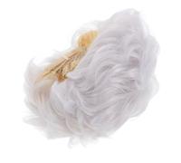 minkissy Perruque Courte Bouclée Pour Femme Perruque Mère Grise Accessoire De Costume Pour Fête Halloween