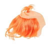 minkissy Perruque Mi-chauve Pour Hommes Perruque De Japonais Accessoire De Costume Pour Halloween Et Cosplay