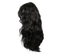 minkissy Perruque Noire Pour Cosplay Style Punk Perruque Noire Pour Homme Postiche Pour Fête Coupe Mulet Perruque Réaliste Des Années 80 Perruques Pour Homme Fête D'Halloween