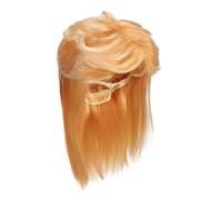 minkissy Perruques De Mulet Pour Hommes Faux Tenue Des Années 80 Pour Hommes D'halloween Partie Long Vague Cheveux En Fibres Chimiques De Soie à Haute Température