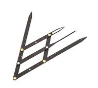 minkissy Pied À Coulisse À Sourcils En Acier Inoxydable Règle De Mesure Du Nombre Dor Pour Lasymétrie Oculaire