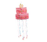 minkissy Piñata à Tirer Miniature pour Garçon et Filles Décorations de Fête d'Anniversaire 1 Pièce Accessoires de Jeu Remplie de Bonbons Fêtes d'Anniversaire