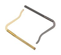 minkissy Pince à Billets à Ressort Métal 75 Mm Doré Et Noir, Clip Portefeuille à Deux Volets, Accessoire Homme Pratique pour Portefeuilles Et Paquet, Lot 2 Pièces