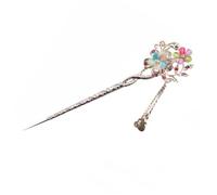 minkissy pince à cheveux pompon hairpin barrette hair pin fleur épingles à cheveux de mariée bijoux accessoires de baguettes de cheveux baguettes de cheveux chinois Alliage de zinc Colorful