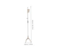 minkissy Pince Ramasse Déchets Pliable à Long Manche pour Personnes Âgées Outil Multifonction pour Chaussures et Collecte de Déchets Portable et Durable Aide Pratique à Domicile Gris
