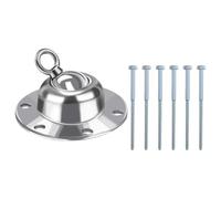 minkissy Piquet d'attache Robuste pour Chien Ancrage Antirouille et Kit de Fixation Portable pour Jardin et Extérieur, Comprenant Piquet et Six Longs Clous pour Chiens et Chats