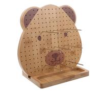 minkissy Planche à Crochet en Bois pour Projets de Crochet Large Applicabilité et Pratique pour Débutants et Passionnés de Tricot