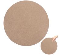 minkissy Planche de Séchage Poterie Ronde 30 Cm en Panneau Mdf Haute Densité, Surface Lisse pour Modelage Argile, Socle de Sculpture Céramique Solide, Outil pour Tour de Potier Artisanat