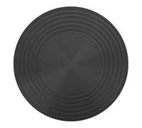 minkissy Plaque de Diffusion de Chaleur en Oxyde D'aluminium Noir 24 Cm Antidérapante pour Cuisson Extérieure Cuisine Batterie Cuisine en Verre et Émail