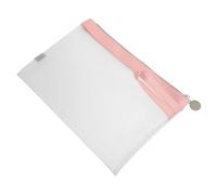 minkissy Pochette à Crayons Transparente Pochette Rangement de Rangement zippée Trousse de Maquillage Trousse de Voyage à Maquillage de Projet de classement a5 TPU
