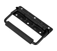 minkissy Poignée à Ressort en Métal Noir 6 Mm, Poignée de Traction Pliable pour Flight Case, Accessoires de Quincaillerie Industrielle, Montage en Surface, Usage Industriel et Transport