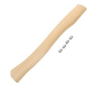 minkissy Poignée de Remplacement pour Hache en Bois Beige, Surface Lisse sans Bavures, Manche Court Antidérapant pour Jardinage et Randonnée