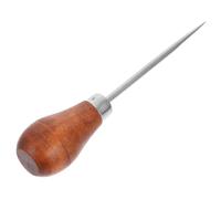 minkissy Poinçon de Précision pour Reliure en Bois Solide avec Poignée Ergonomique, Outil Polyvalent pour Couture, Tissage et Réparation, pour Diy, Art du Cuir et Travaux Manuels