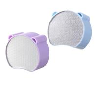 minkissy Ponceuse et épilateur manuel 2 pièces pour femmes, design double face en ABS, outil portable pour l'épilation des jambes et du dos à la maison