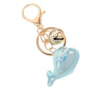 minkissy Porte-clés Irisé avec Clochette Décoration Océan pour Fête Accessoire Suspendu pour Sac à Dos Garçon Fille Anniversaire et Récompense Scolaire