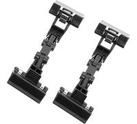 minkissy Porte-Étiquette de Prix pour Affichage Lot de 2 Clips Pivotants Noirs, Supports Universels Réglables, Portables pour Supermarché et Boutique