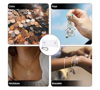 minkissy Porte-Monnaie Transparent Sac étui à clés Joli Porte-clés Porte-Monnaie Portefeuille Porte-Monnaie Clair Porte-Monnaie pour Femme Petite Pochette à Monnaie Coin Clear PVC